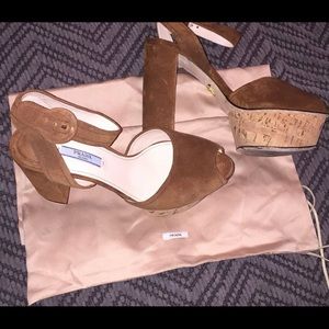 Prada Genuine Cork Heels
